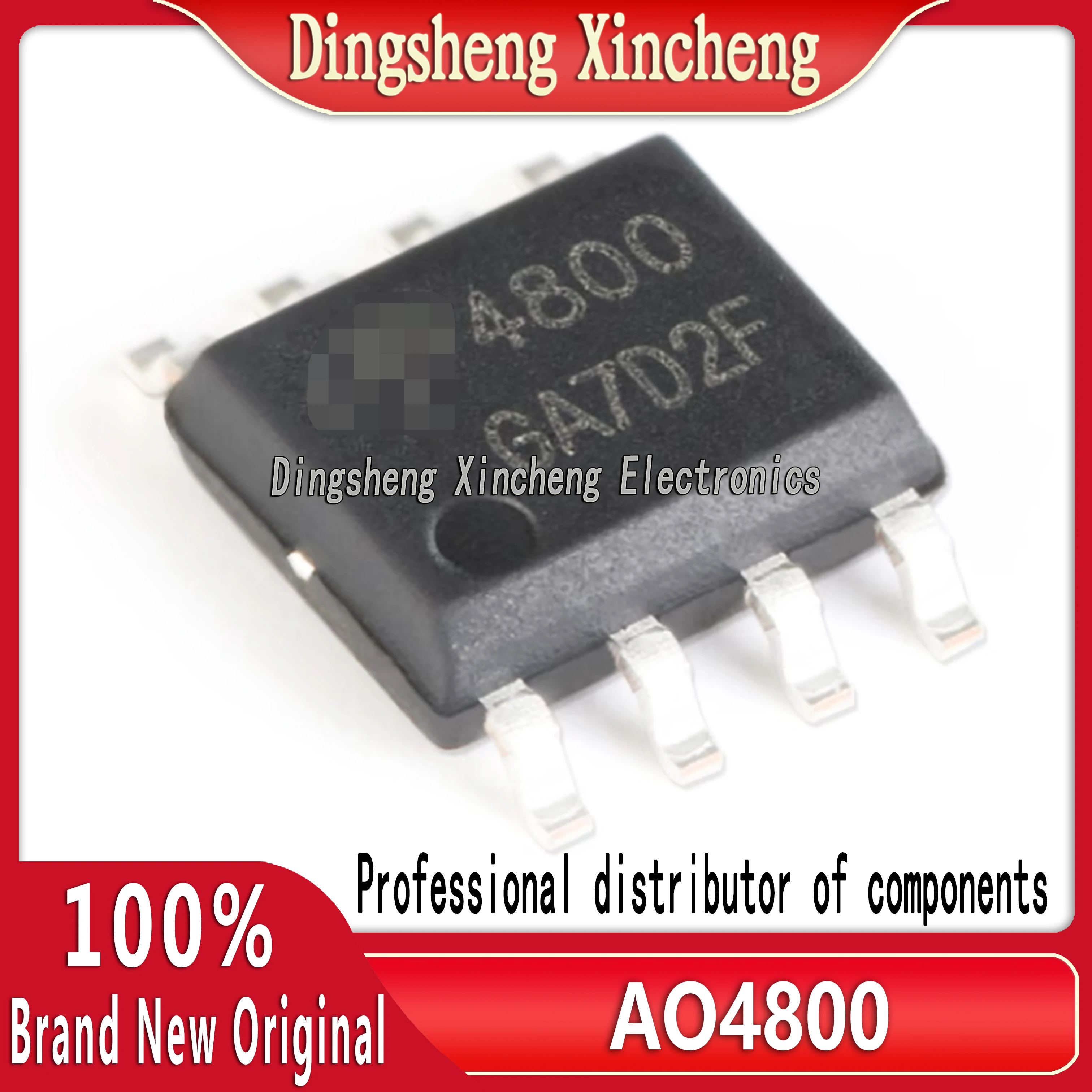 10 pcs/lot New AO4800 MOS field-effect transistor dual N-channel enhanced transistor SOP-8