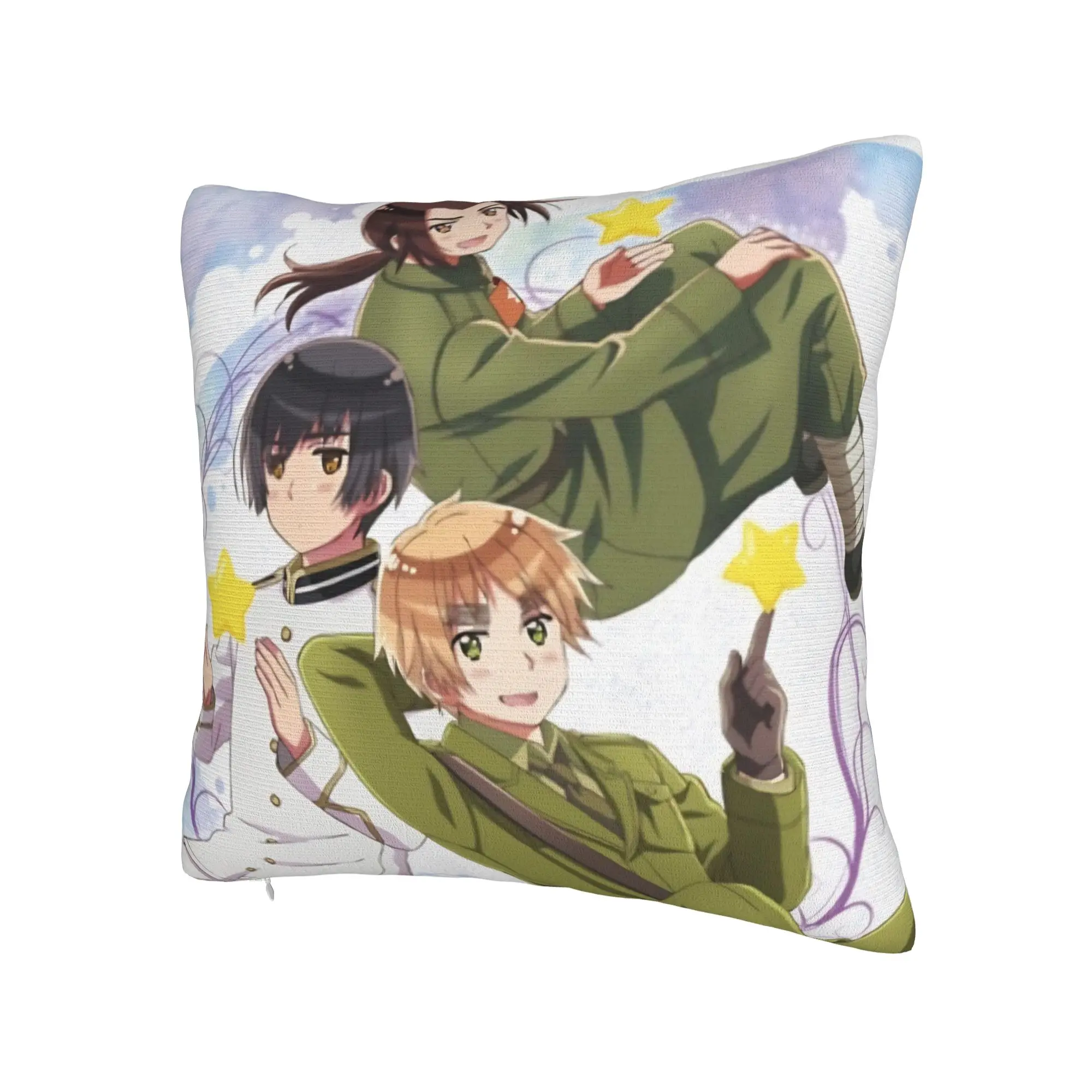 Decorative Pillowcases Hetalias Axis Powers Stuff Bed  Throw Pillow Case Cover Zipper Multiple Sizes