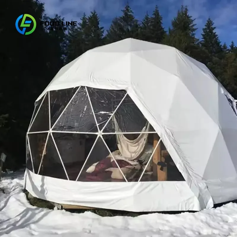 Homestay Hotel Spherical Shell Tent, Custom Viral Scenery Luxury Outdoor Glamping Shelter for Camping Tourism