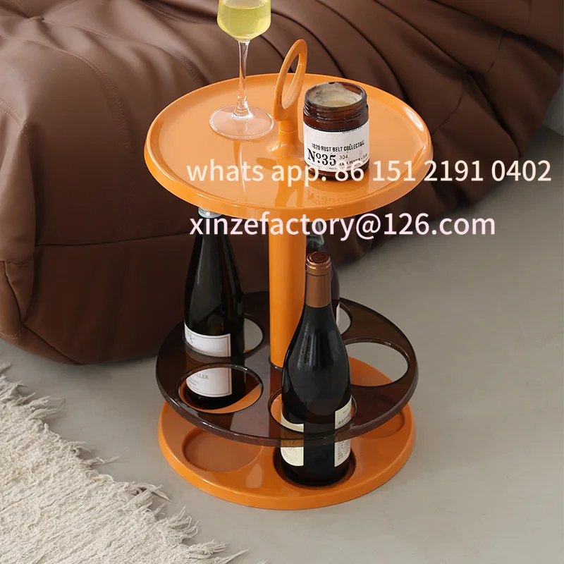 

Customizable furniture Nordic creative sofa edge few simple wine glass holder Internet celebrity small apartment hand corner few