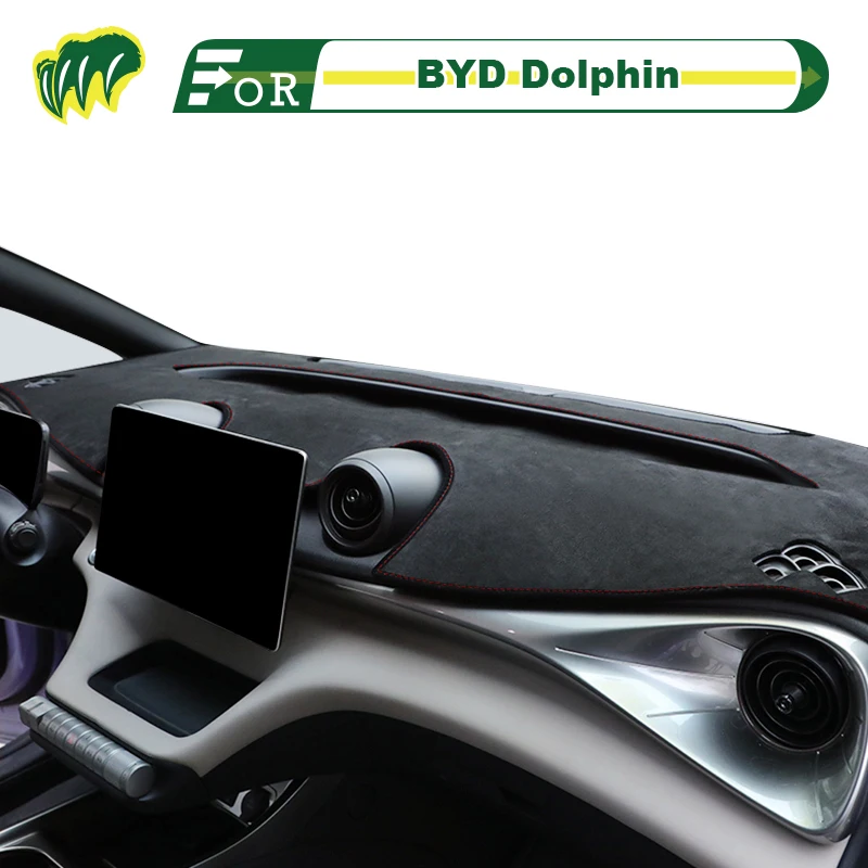 Коврик для приборной панели автомобиля с левым рулем BYD Dolphin 2023, крышка центральной консоли, коврик для блокировки солнцезащитного света, защита от солнца