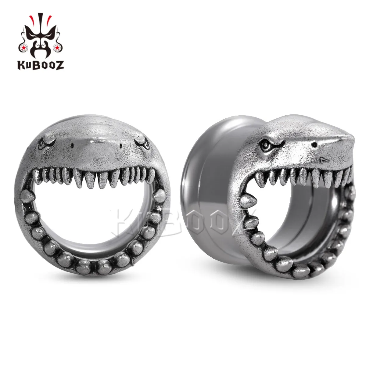 

Wholesale Price Ear Tunnels Plugs Expander Shark Gauges Stainless Steel Stretchers Piercing Body Jewelry Earrings 32PCS