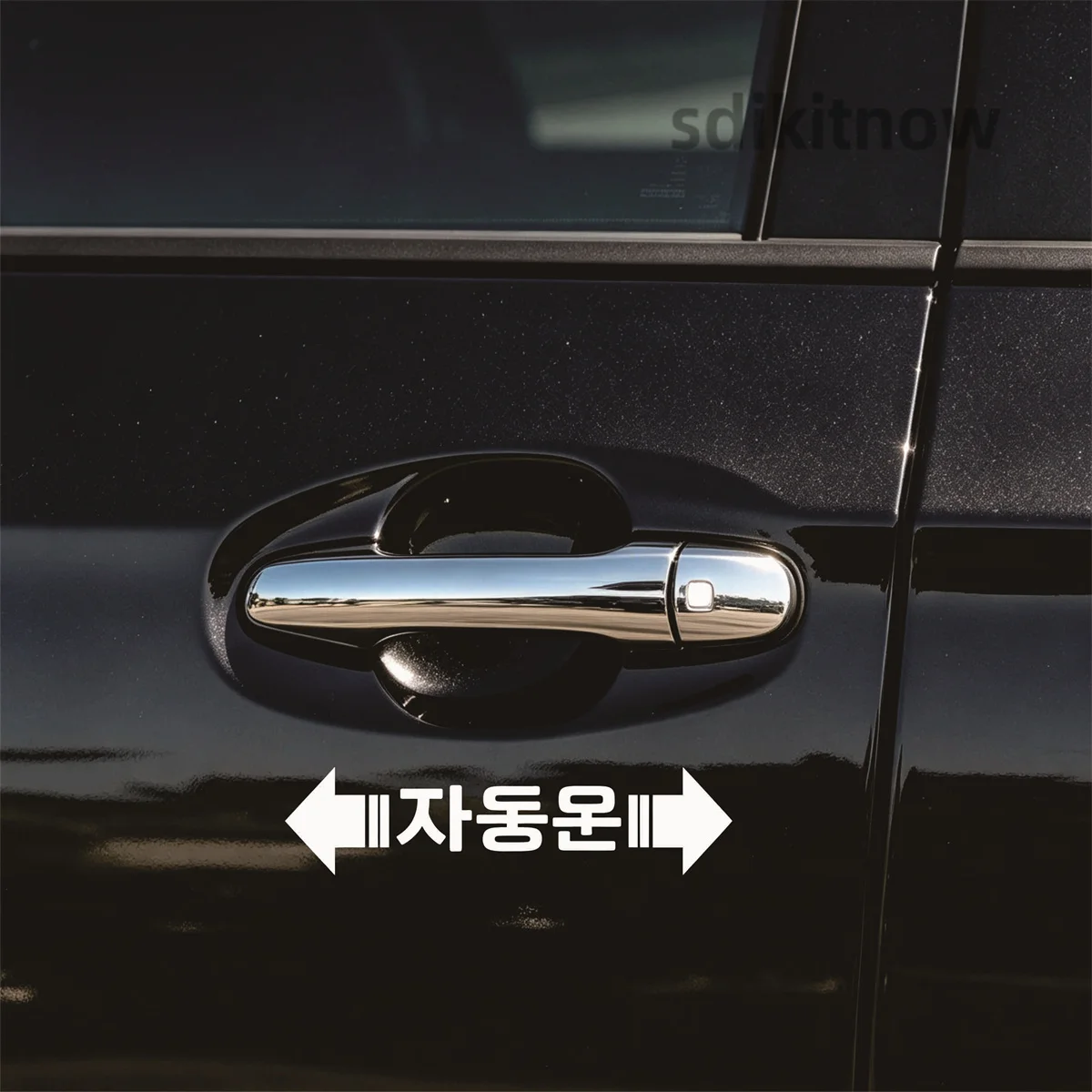 KDM Vinyl Decal Korean Automatic auto Door Sticker Text Car Window Bumper Door MPV SUV Decor for Hyundai Kia Ssangyong
