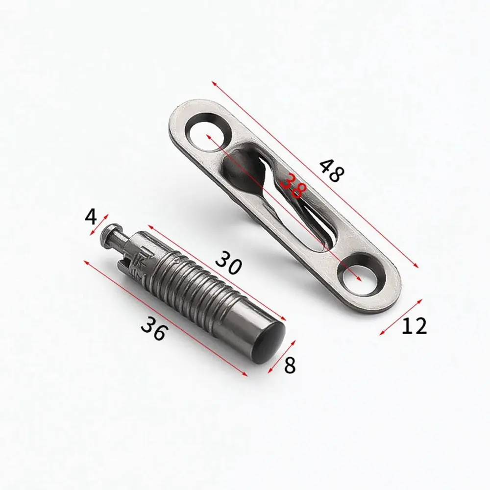 4Set Fixed Cabinet Board Connectors Hide Elastic Connector Invisible Clapboard Holder Telescopic Lock Buckle Board Grain Support