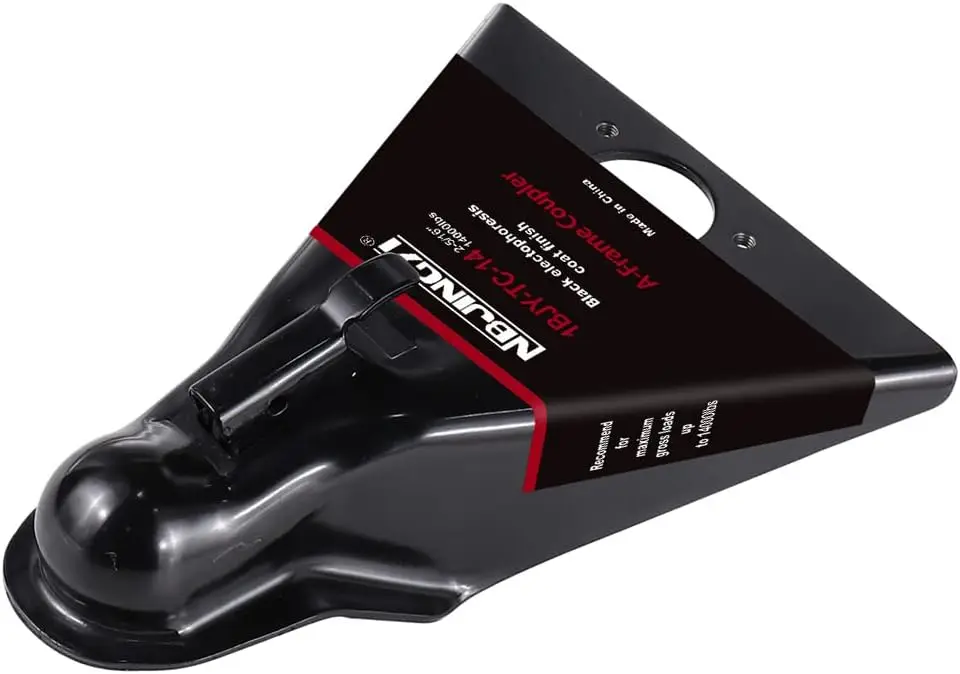 

Соединитель прицепа с А-образной рамой 2–5/16 футов, 14 000 фунтов, сверхмощный класс IV, черный с порошковым покрытием, Quick-Lock, подходит для гусиной шеи и лотков для оборудования