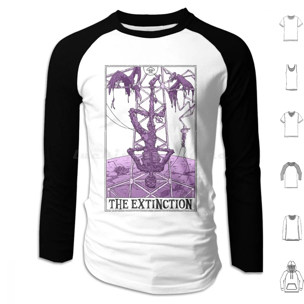 The Extinction " Tarotesque "-( Light ) Hoodie Cotton Long Sleeve Rusty Quill The Magnus Archives Tma Fears Horror