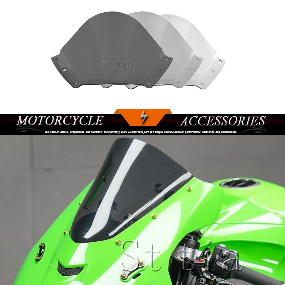 

ZX-10R ZX-10RR Front Windshield For Kawasaki ZX10R ZX10RR ZX 10R 10RR 2021-2025 Motorcycle Windscreen Wind Deflector Protector