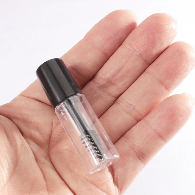 108 stücke 3ml neue Kunststoff-Mascara-Tube mit Stab leere Wimpern creme Probe flasche nachfüllbare Kosmetik behälter Reise unerlässlich