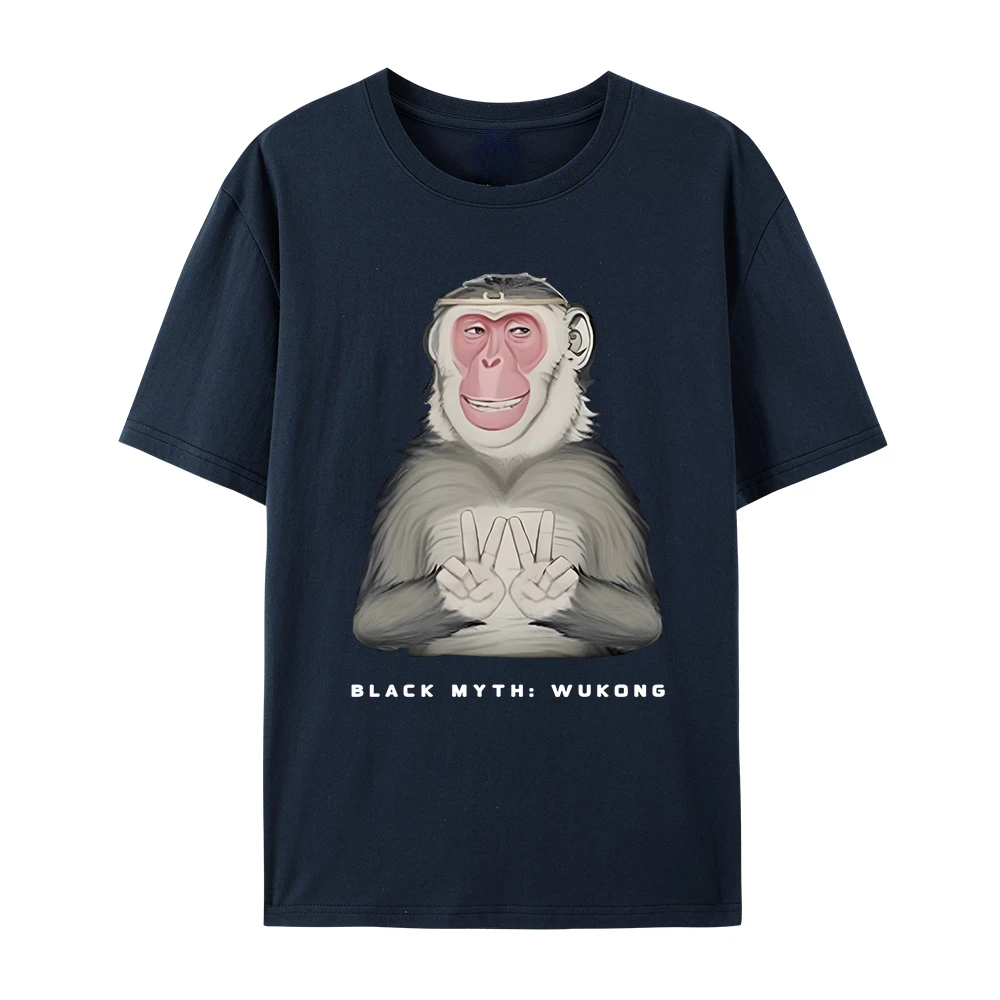 Womens T-Shirts The Monkey Who Makes Scissor Handsprint Fashion Cool Street Casual Tops Breathable All-match Unisex Anime Shirt