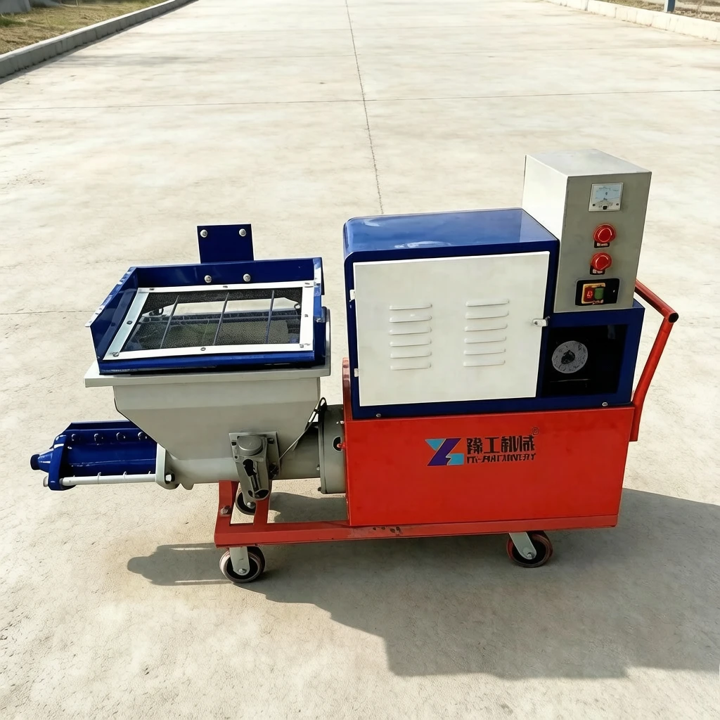 Hot Selling Mortar Spray Machine Factory Price Motor Automatic Sand Wall Putty Mortar Spraying Machine