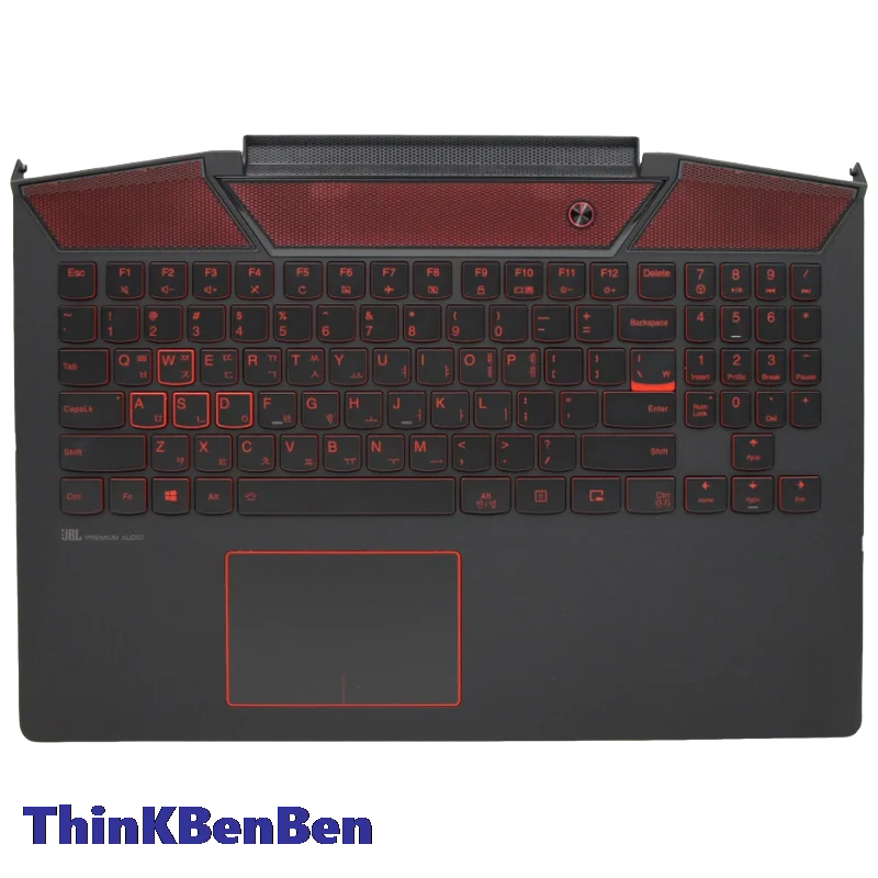 KR Korean Black Keyboard Upper Case Palmrest Shell Cover For Lenovo Legion YBL Y720 15 15IKB 5CB0N67269