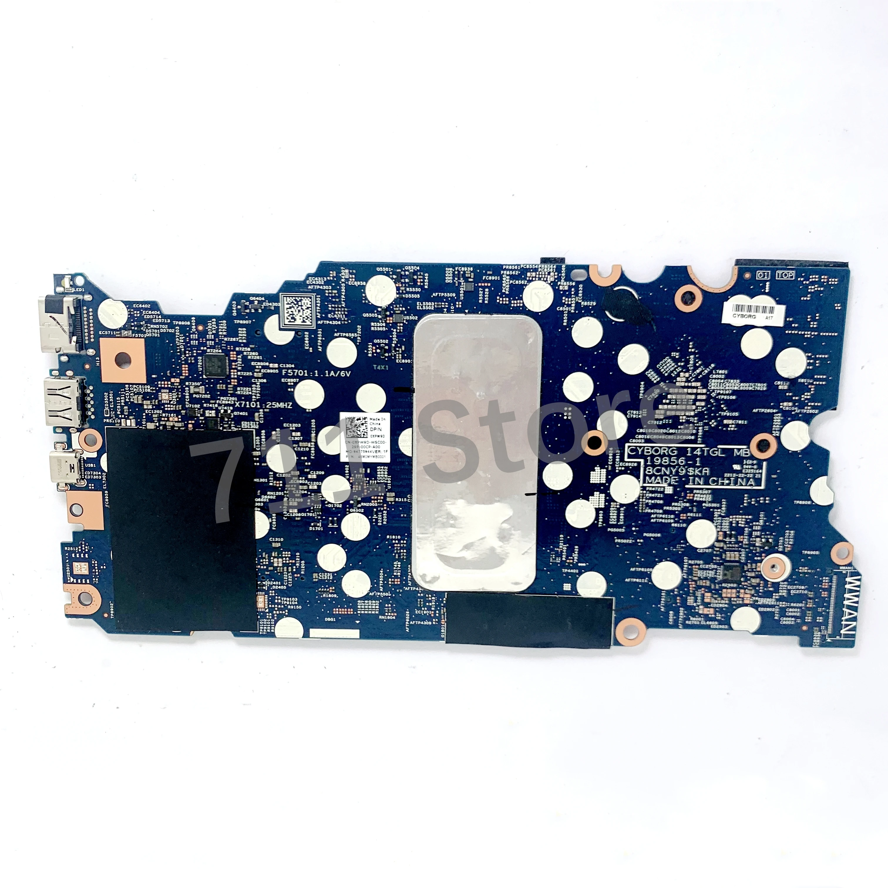 MAINBOARD CN-0XPW9D 0XPW9D XPW9D 19856-1 สําหรับ Dell Inspiron 5410 5418 แล็ปท็อป W/SRK8S I3-1125G4 CPU 100% เต็มทดสอบ OK