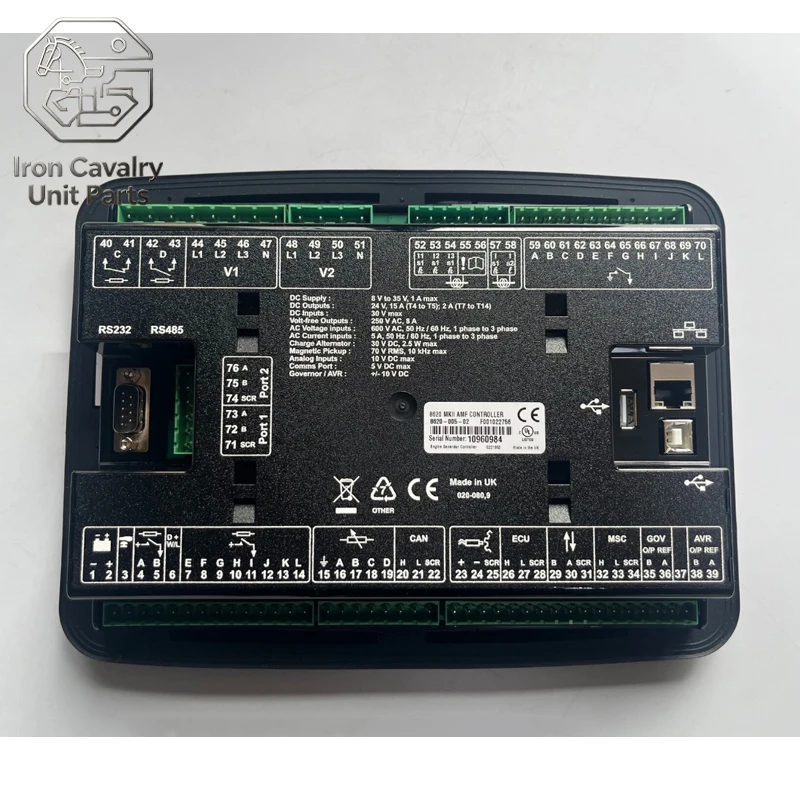 8620 MKII Original Diesel Generator Controller Control Module Panel