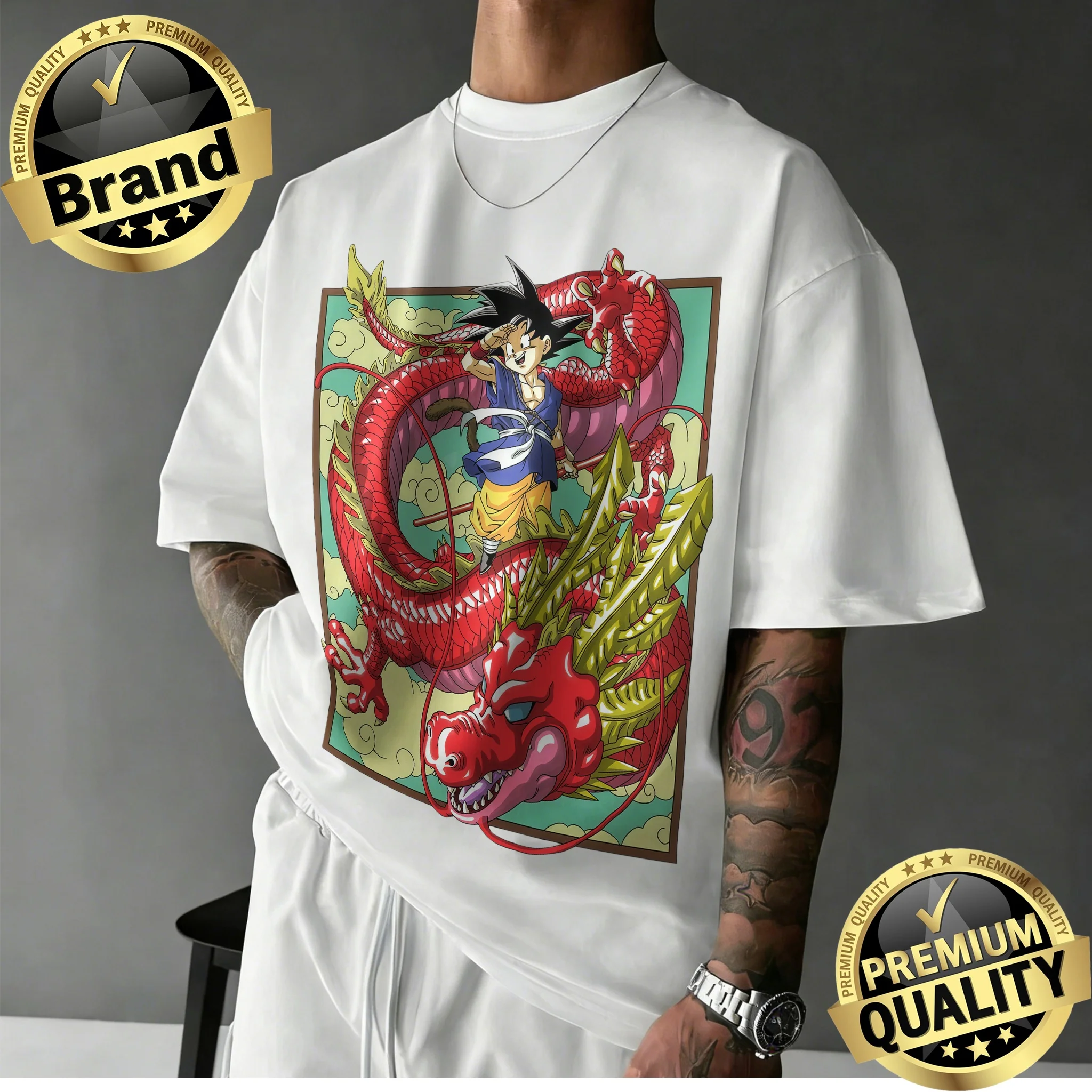 camiseta-oversized-dragon-ball-nova-chegada-2026--camiseta-casual-100-algodao-com-estampa-grafica-retro-do-goku-e-shenron-vermelho-para-a-familia