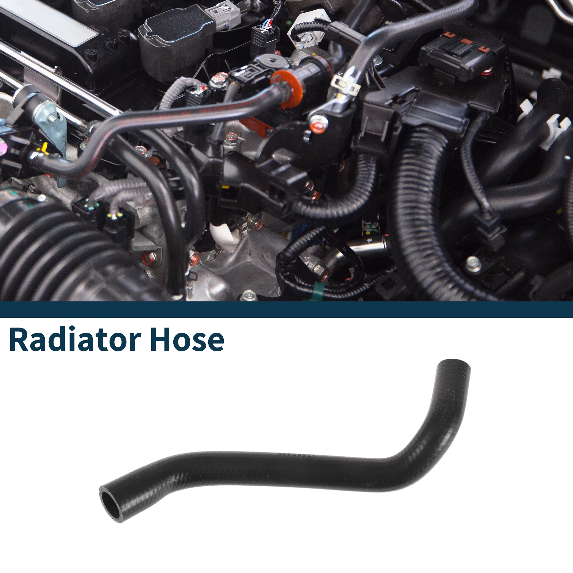 

UXCELL Radiator Hose Coolant Pipe for Volvo XC90 2003-2005 Rubber Black 1 Pcs