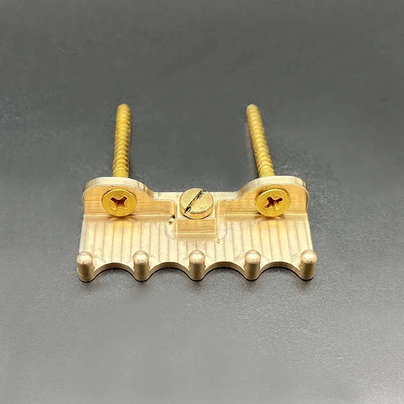 

CNC Precision Engineered Ultra Heavy Duty Full Brass 49.5x19mm Electric Guitar Tremolo Claw for ST/FR Tremolo Bridge System