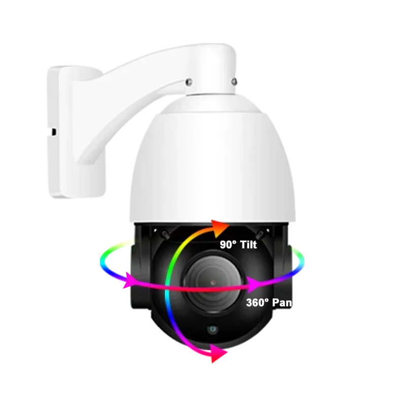 H.265 5MP IP POE PTZ 20X Optical ZOOM Speed Dome IP Camera Build In Microphone With POE