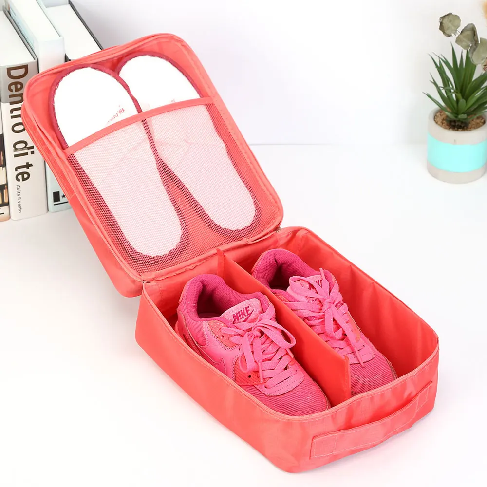 Storage Shoe Bag Second Generation Double-Layer Three-Compartment Waterproof Travel Shoe Bag Upgraded Version of Shoe Storage Bag
