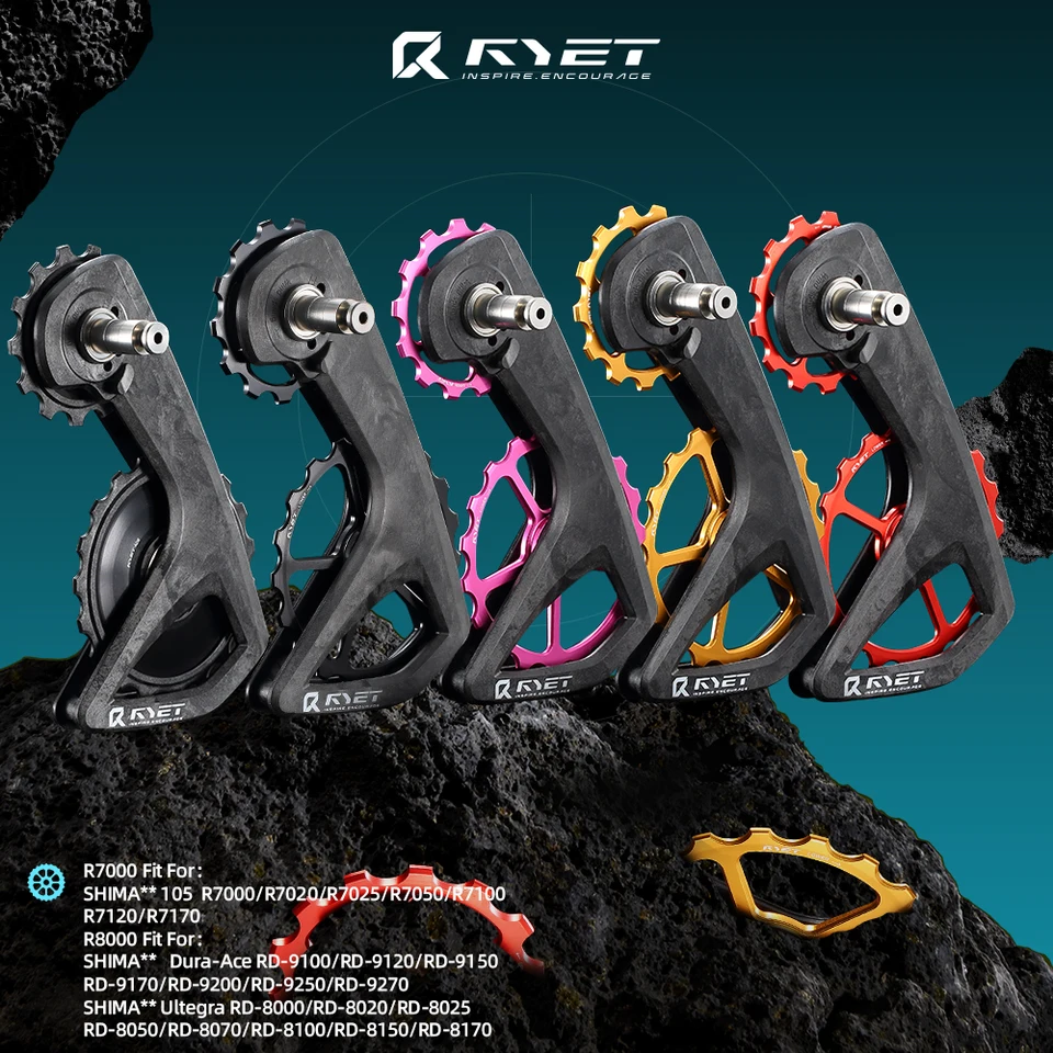RYET RS Ceramic Oversized Derailleur Pulley Wheel 13T-19T Pulley