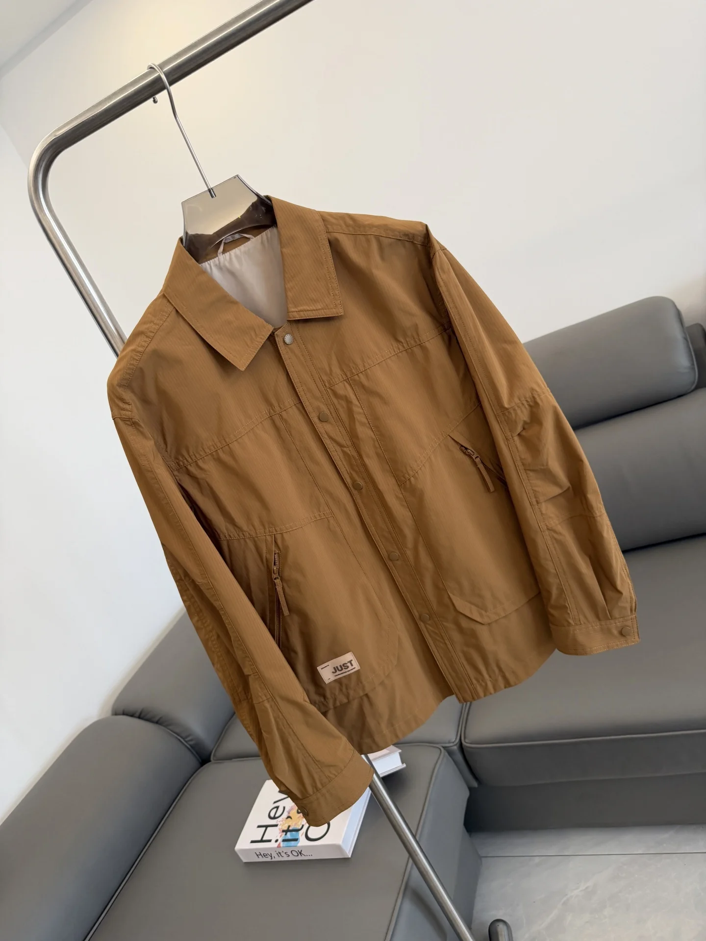 

Мужская повседневная куртка American Workwear: универсальная демисезонная модель с длинными рукавами, на молнии, для активного отдыха
