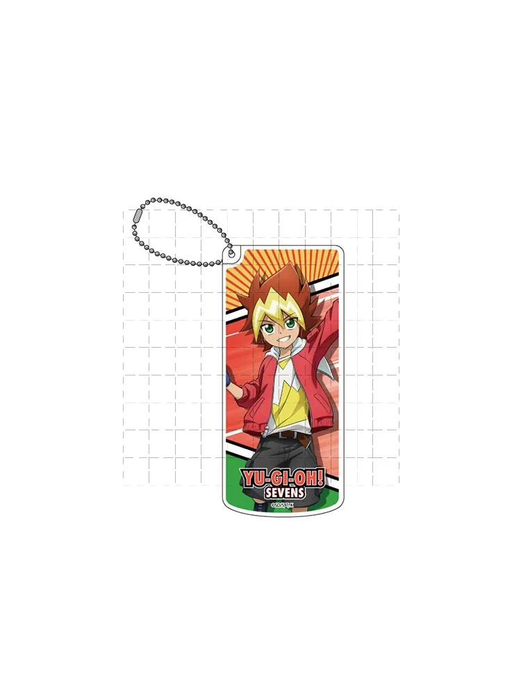 Jeu Yu-Gi-Oh! SEVENS-Porte-clés en acrylique avec pendentif pour cadeau, figurine d'anime au beurre, YuGiOh, 207 Oudou, Luke hypothécaire suhisa, Kamijou