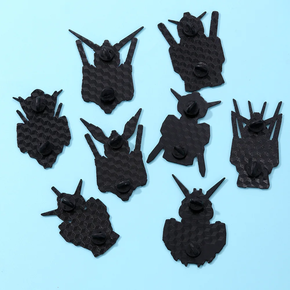 1 Set Anime Merchandise Gundam Brooch Anime Cartoon Mech Warrior Alloy Jewelry Badge Clothing Accessories Y2k Fashion Toy Anime view 3
