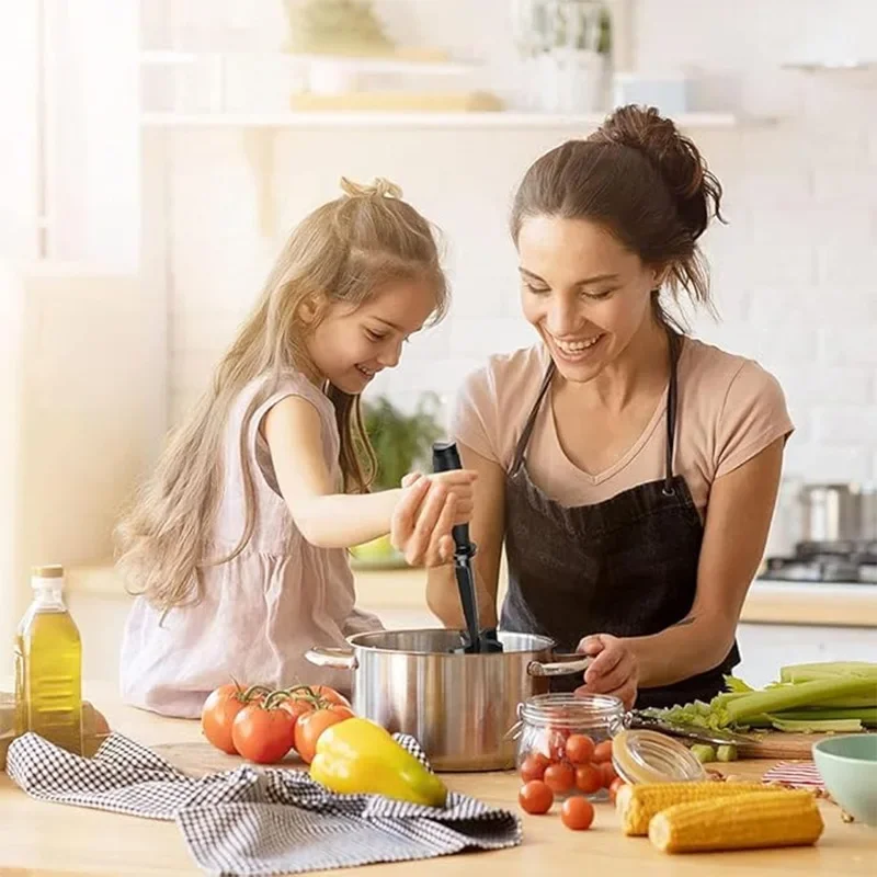 Handheld Meat Grinder & Blender Effortless Rice Grinding Meat Mincing Chopping Multifunctional Kitchen Tool