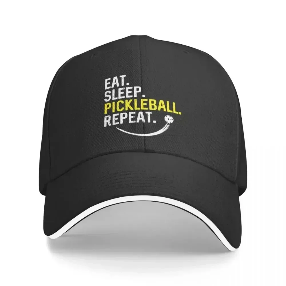 New Eat Sleep Pickleball Repeat Baseball Caps Activities Snapback Hat Unisex Hats