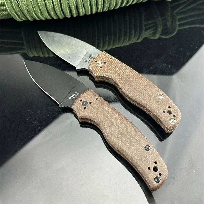 C229-Couteau de Poche Pliant Tactique de Plein Air, html, Camping, Randonnée, Autodéfense, Survie, Polyvalent, EDC, Cadeau pour Homme