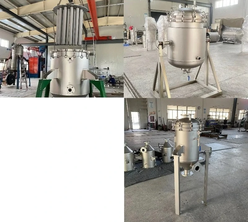 Inverted titanium rod filter, solid-liquid separation filter,