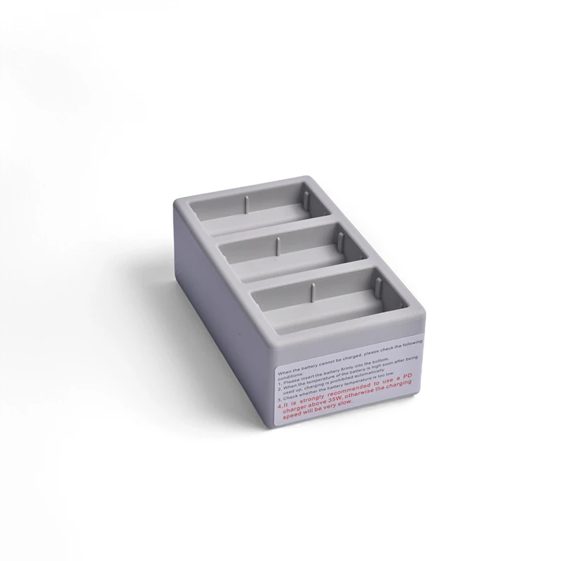 Digital display three-way charging manager suitable for DJI MINI3/3P/4P color screen battery charging compartment