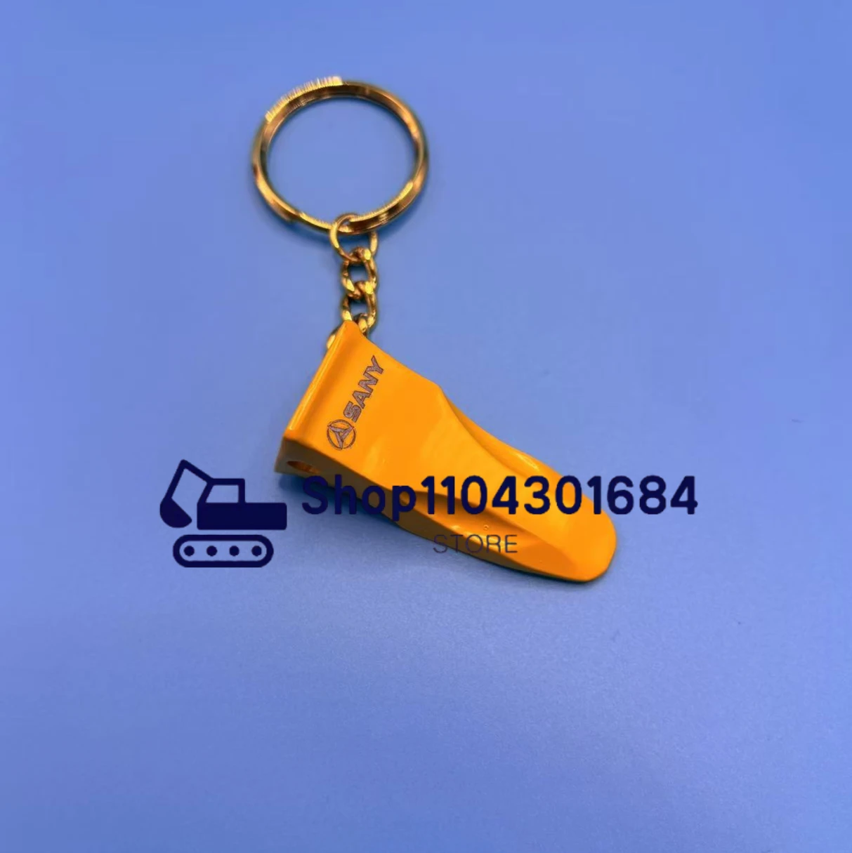 لكوماتسو كوبيلكو حفر دلو الأسنان المفاتيح سبيكة محاكاة المعادن حفر دلو المفاتيح سلسلة لوحة قلادة حديدية