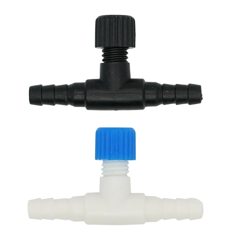 10pcs Aquarium Air Regulator Flow Tube Pipe Divider Valve Adjustable Oxygen Pump Tank Volume Control Valve For 4mm Oxygen Tube