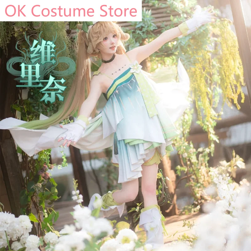 Wuthering Waves Verina Women Lori Cosplay Costume Cos Game Anime Party Uniform Hallowen Play Role Clothes Clothing