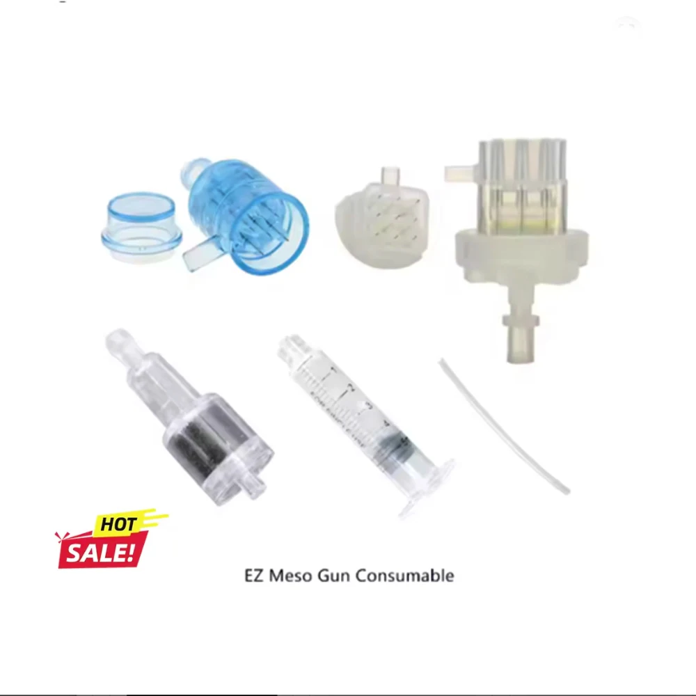 

Корейский технологичный аппарат EZ Mesogun для мезотерапии с 5/9 иглами, вакуумный асептический микроигольчатый аппарат, коннектор для отрицательного давления, мезоигла