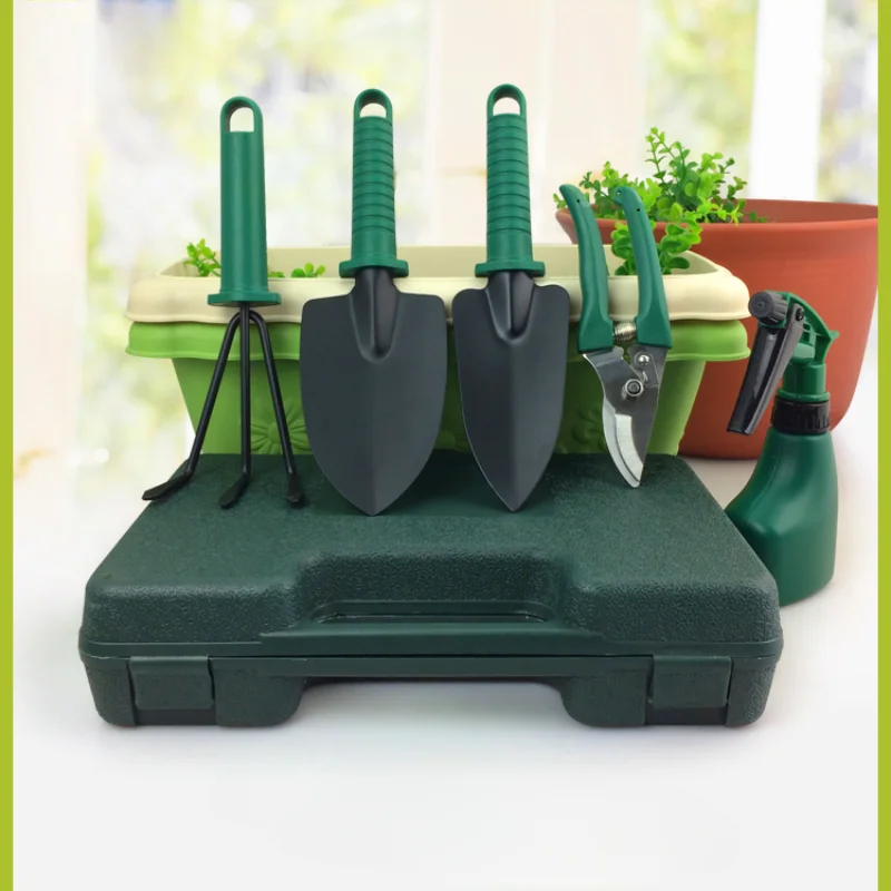 gardening planting set Small shovel Dig soil to grow vegetables Balcony potted flowers Stainless steel flower planting tools