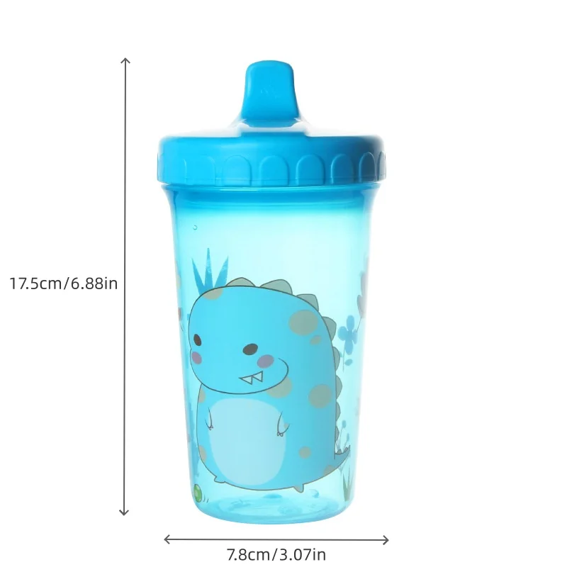 300ML Duckbill Baby Drinking Cup, Leak-Proof with Lid and Spout, Reusable Baby Feeding Cup, Suitable for Toddlers Aged 1-3 Years