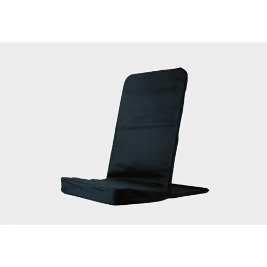 

Original BackJack-Made in The USA- Black Cotton Fabric Lightweight Floor Seating Chair for Gaming Families Parents Daycare Back