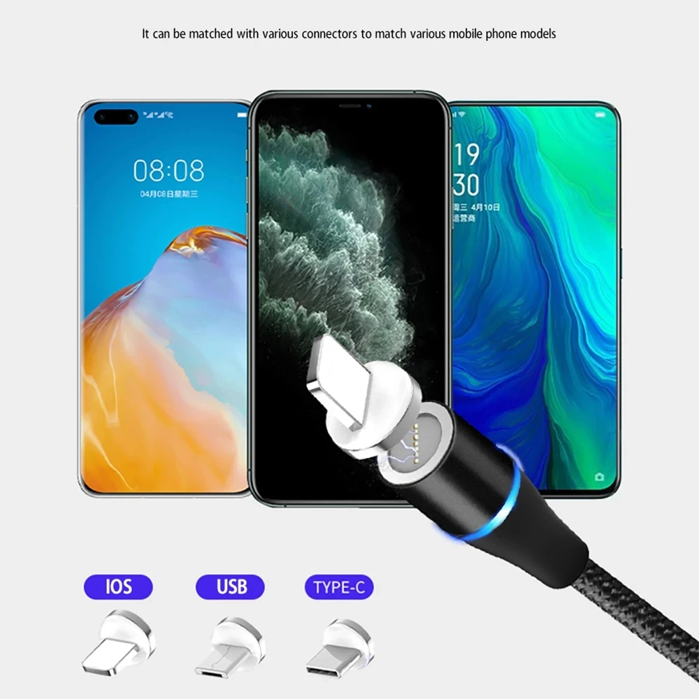 5A كابل مغناطيسي سوبر سريع شحن كابل البيانات لهواوي P30 P20 P10 ماتي 20Pro شاحن المغناطيس نوع C USB كابل الهاتف أندرويد