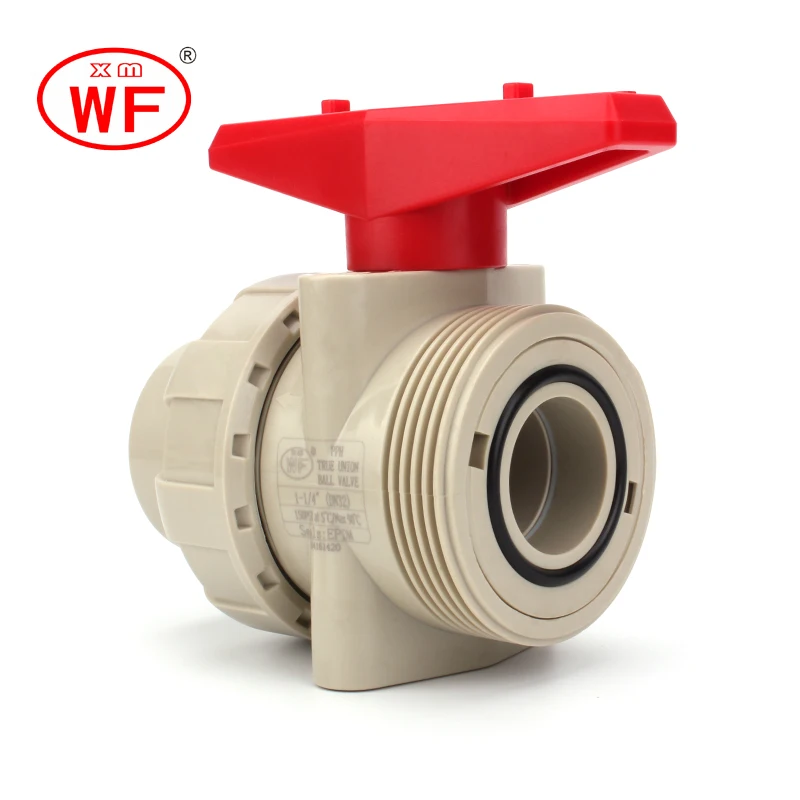 WF 20-63mm PPH True Union Ball Valve PP Double Union Ball Valve Double Union Ball Valve For Hot Cold Water - Image 4