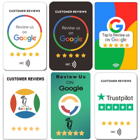 NFC Tap Review Cards Google Customer Reviews Card Increase Your 5 Star Ratings Reviews for your Business
