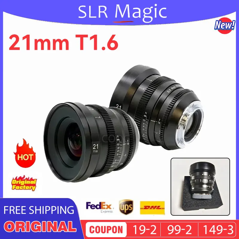 SLR Magic MicroPrime Cine 21mm T1.6 Lens for Sony E Mount: A