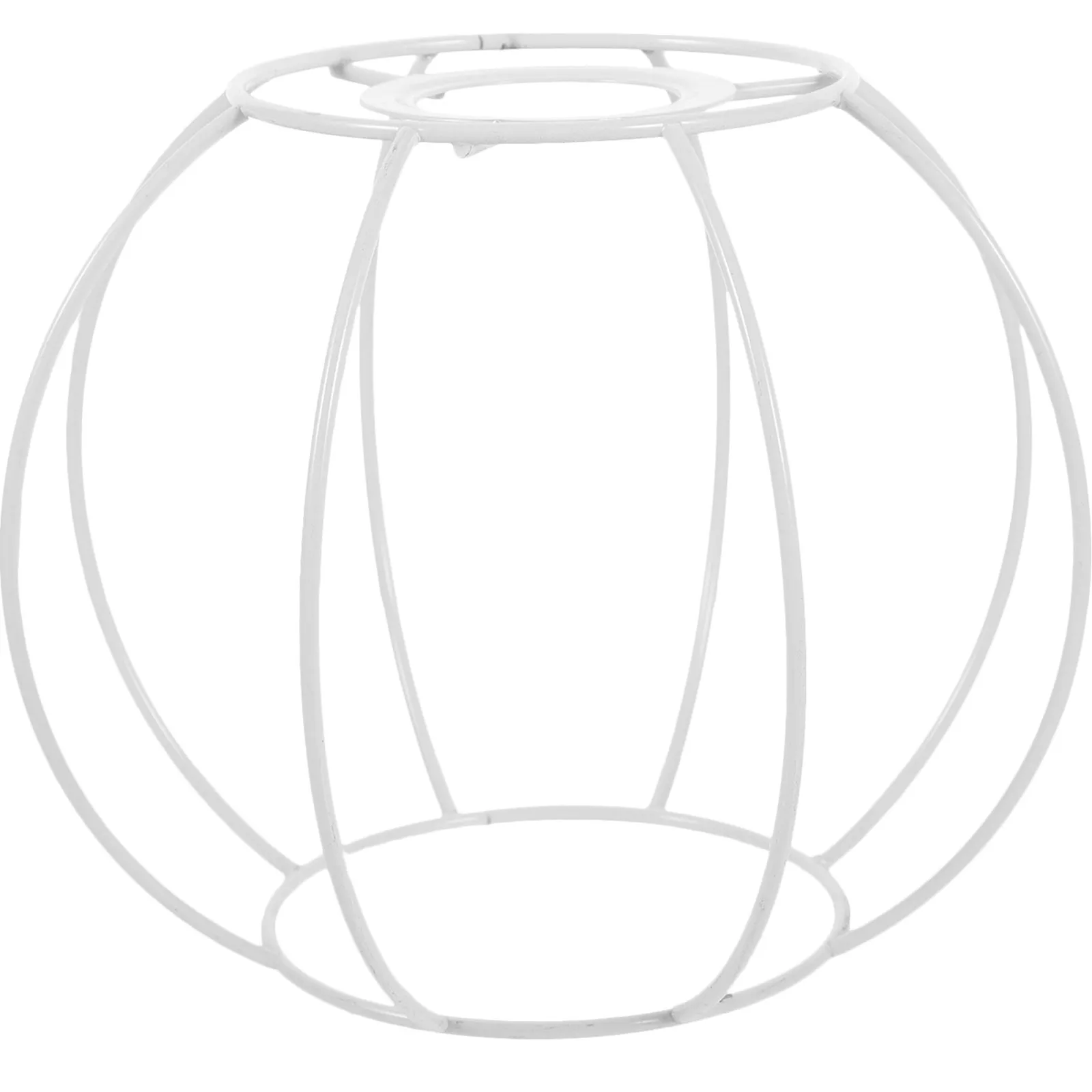 頑丈な金属製ランプシェードフレーム-ヴィンテージワイヤーランプシェードリングフレーム-diyランプシェード作成用-ほとんどの電球と器具に対応