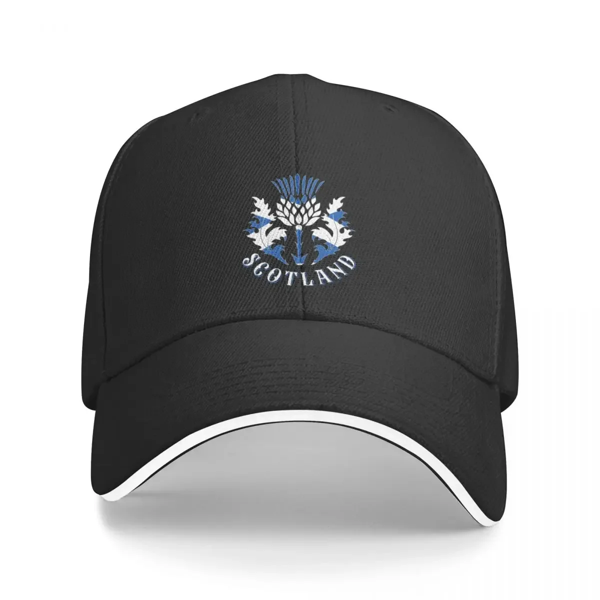 

Scottish Flag & Thistle s Scots Emblem of Scotland Baseball Cap Luxury Brand Cosplay fun hats Man Women's