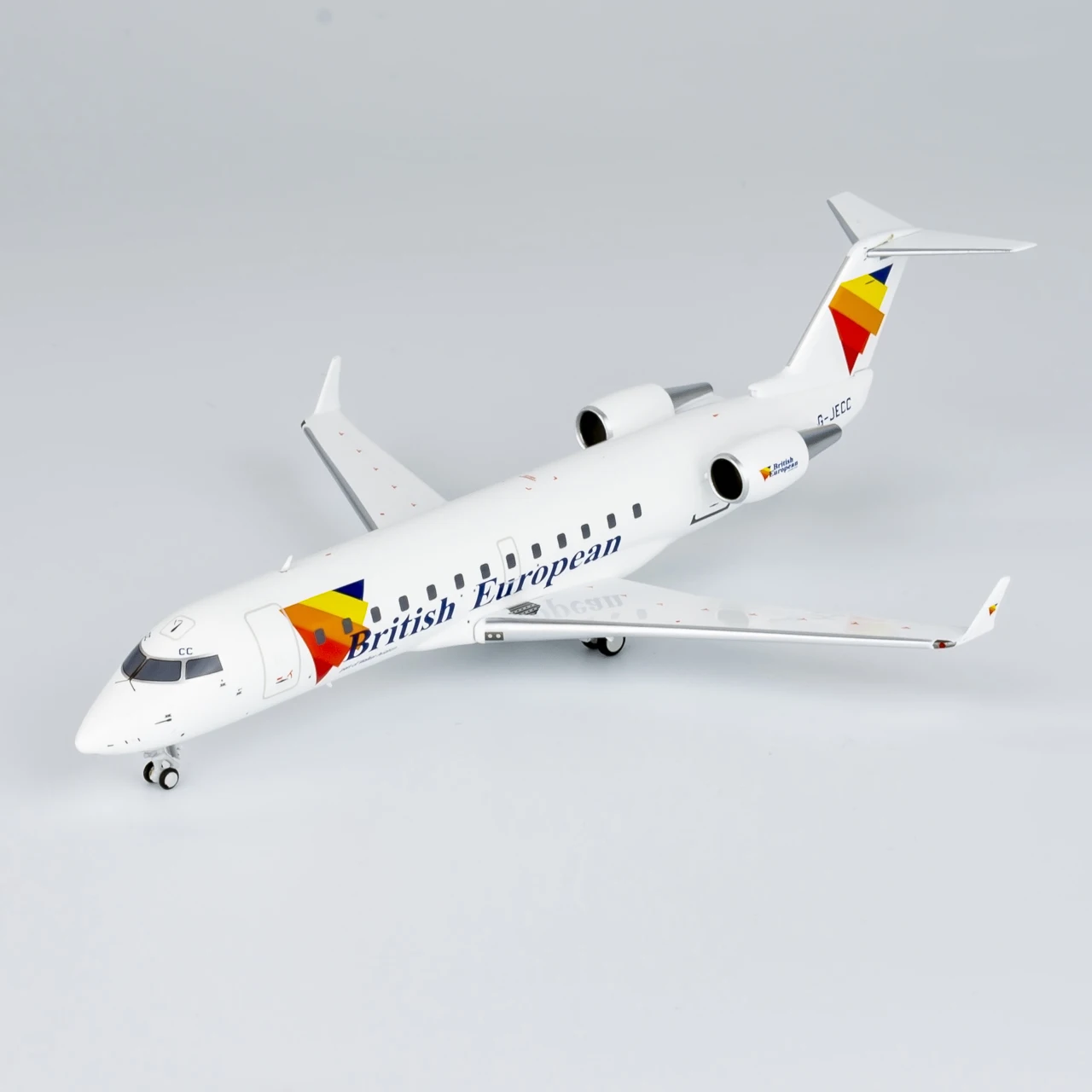 52076 Alloy Collectible Plane Gift NG Model 1:200 British European Airways CRJ-200ER Diecast Aircraft Jet Model G-JECC