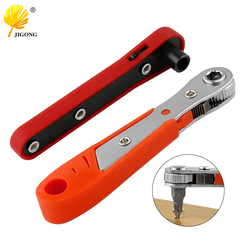 Hexagon Ratchet Spanner Quick Release Socket Tools Household Handle Repair Wrench Screwdriver Bits Metal Flexible Shaft