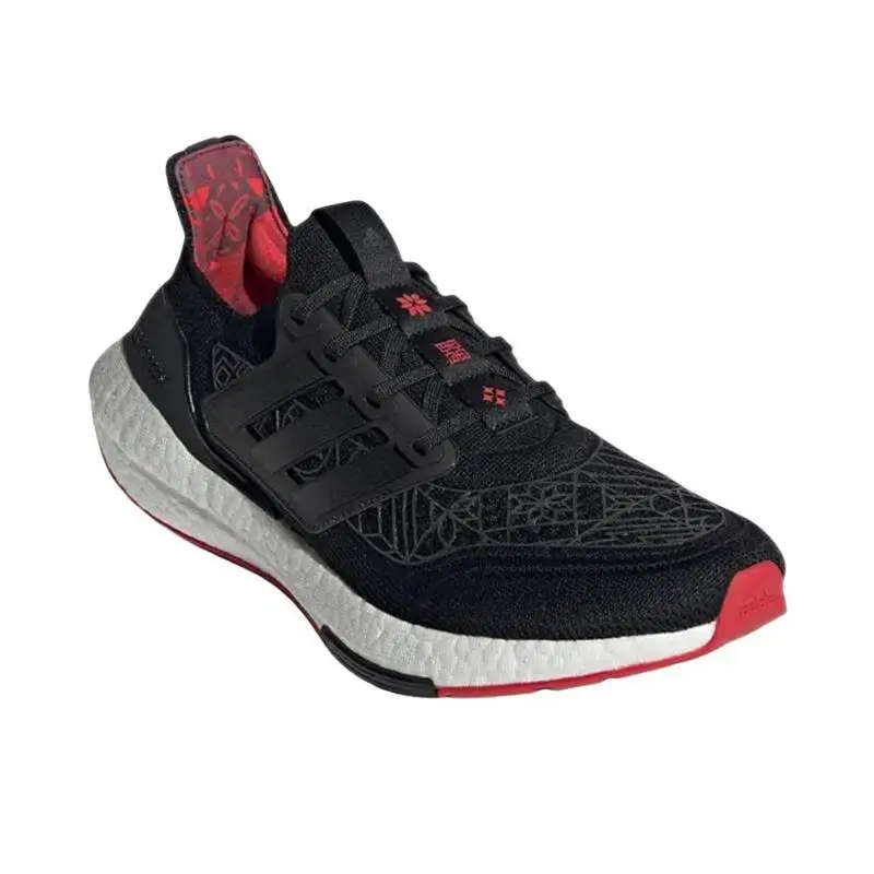 Adidas UltraBoost  Unisex Black Running Shoes Comfortable All-match Fabric Wear-resistant Breathable Low-top Running Shoes