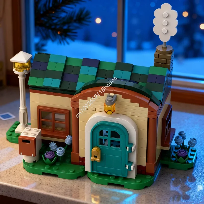 330 elementów MOC Lily S House Animal Crossinged Model Klocki do budowania Zabawka Architektura Prezent na Boże Narodzenie Zestaw do składania DIY Kreatywne klocki