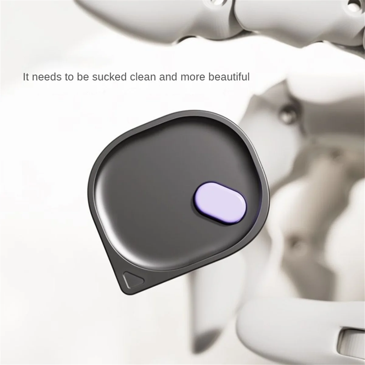 Pantalla de polvo para aspiradora, lámpara LED recargable, elimina el polvo microscópico e ilumina el pelo de mascotas Invisible