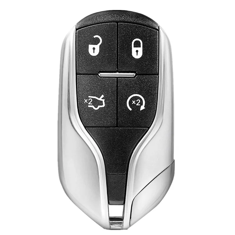 

4 Buttons Smart Remote Car Key Shell Case For Maserati Ghibli Quattroporte Levant FCC ID: M3N-7393490